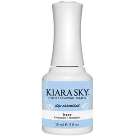 Kiara Sky Dip Essential Base. Base Layer Polish for Powder Manicure, 0.5 Ounces