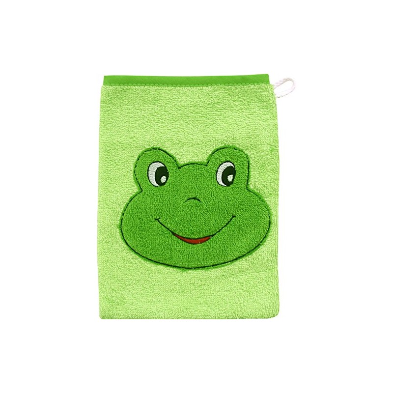 Wörner Frog Children's Wash Mitt 15 x 20 cm Terry