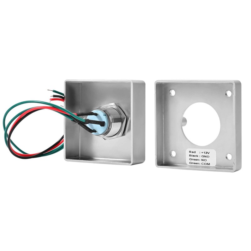 Push to Exit Button with LED Indicator Light for Door