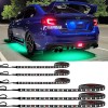KEEPDSGN 6PCS RGB LED Underglow Underbody Neon Light Strip Kit
