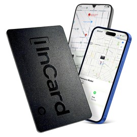 Spotelo InCard Wallet Tracker Card for Both Google’s Find My Device and Apple Find My, 5 Years Battery Life Ultra-Thin Smart Card, IP68 Waterproof GPS Tracker for Passport, Purse,Gags
