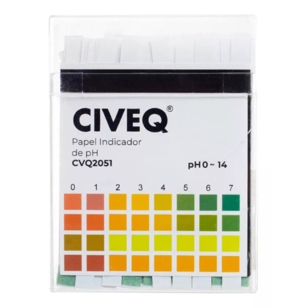 Civeq Tiras Reactivas Para Ph 0-14 100pz - Civeq