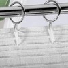 Curtain Hooks – 100-Pack Plastic Curtain Hooks, 2.8cm x 1.2cm,