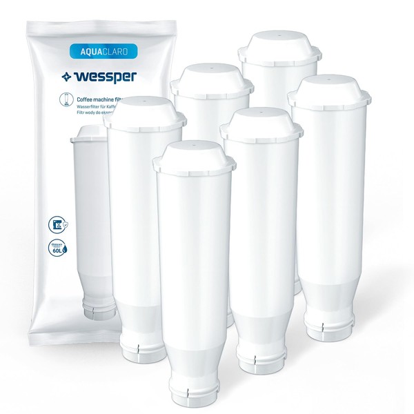Water Filter Compatible with Krups F088 F 088, Fits Many Models from Krups, Siemens, Bosch, AEG, Tefal, Neff, Gaggenau (6 Pack)