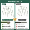 FOLLOOK Outdoor Trellis for Climbing Plants Arch Tunnel U-Frame Trellis