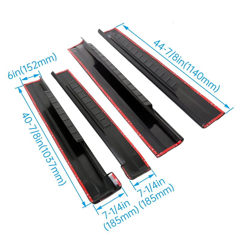 7BLACKSMITHS Rocker Panel Guard Crew Cab Compatible with 1999 2000
