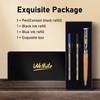WEMATE Luxury Rollerball Pen Set, Extra 2 Refills (1 Black