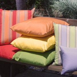 PILLOW DÉCOR Sunbrella Seville Seaside 12x19 Outdoor Pillow