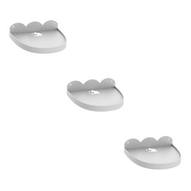 jojofuny 3pcs Wall-Mounted Audio Rack for Space-Saving Speaker Bracket Lightweight Design Easy Installation for Organizing Your Home Decor