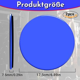 Sliders Fitness, Pack of 2 Exercise Sliders Fitness Multifunctional Double-Sided Sliding Disc Slides with Carry Bag for Gym Carpet Hardwood Floor (Blue)