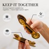 Gold Magnetic Measuring Spoons with Leveler - Featuring 8-Piece Upgraded