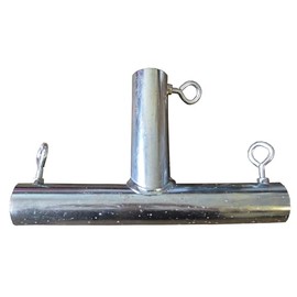 1 3/8" 3-Way T-Fitting for Canopy/Batting CAGE Fitting - Fits EMT Pipe or Chain Link Fencing Top Rail (1)