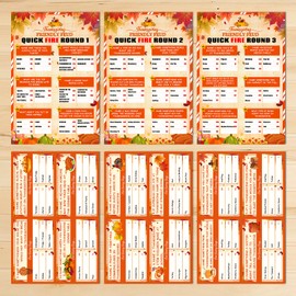 Ulmisfee Thanksgiving Friendly Feud Game The Hilarious Party Game of Guessing Top Answers Family Trivia Game Night Family Friendly Quiz Group Games Thanksgiving Entertaining & Icebreaker