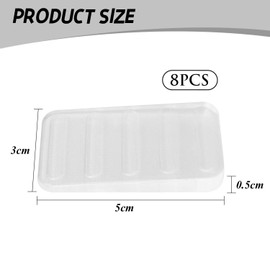 8 Pieces Furniture Foot Spacers, Clear Plastic Spacers, Furniture Fixing Spacers, Furniture Balance Pads, Furniture Accessories