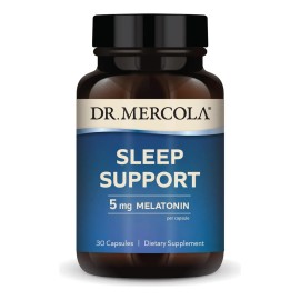 Dr. Mercola Melatonina 5mg Apoyo Sueño 30 Cápsulas
