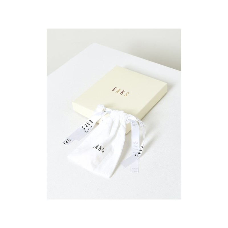 Daks (신세계센텀점)DCSC4E270N2DAKS GIFT링세트SILK100%네이비 DD패턴 스카프링 세트 (Sinsaegae Centum City) DCSC4E270N2