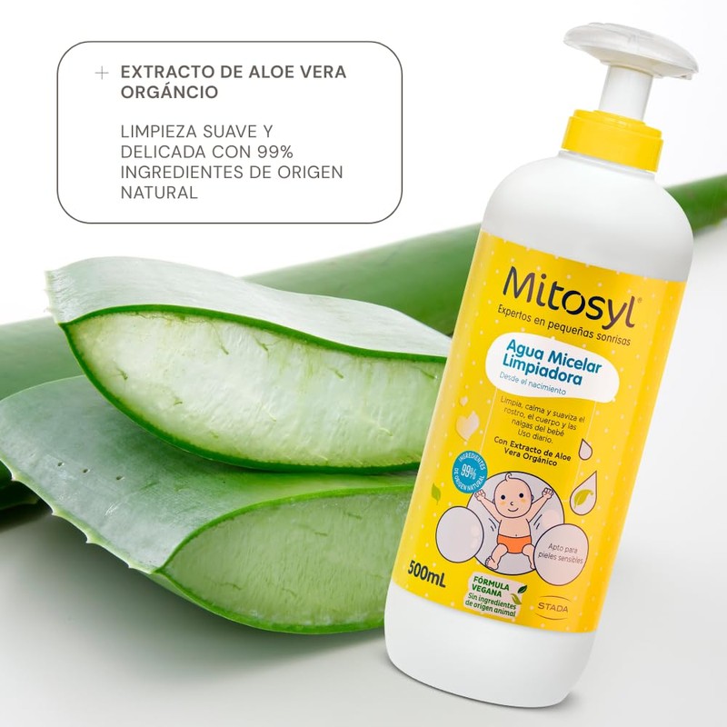 Mitosyl No-Rinse Cleansing Water - No-Rinse Micellar Water - Cleanses,