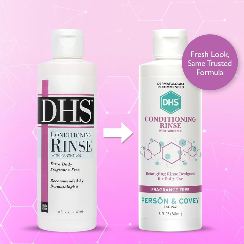 Dhs Dhs Conditioning Rinse With Panthenol, 8 oz (Pack of