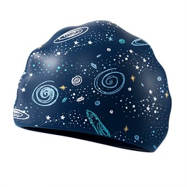 Silicone Swim Capfor Kid Elastic Printed Swim Cap Non-Slip Bathing Pool Hat Boys Girls Beach Surfing Swimming Hat
