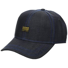 G-STAR RAW Men's Original Denim Baseball Cap, Blue (raw denim D17890-B988-001), PC