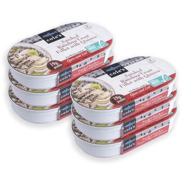 COLE’S - Smoked Rainbow Trout Fillet with Quinoa | Open