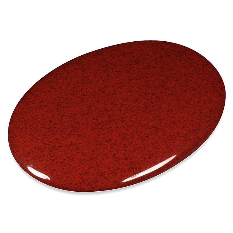Red Jasper Palm Stone by CrystalAge