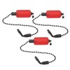 3PCS Fishing Alarm Chain Tools Iron Acrylic Portable Fishing Bobbins