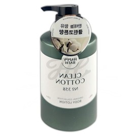 Moisturizing body lotion after shower, clean cotton scent, pumping moisturizing, soft / 샤워후 촉촉 바디로션 클린 코튼향 펌핑 보습 부드러운