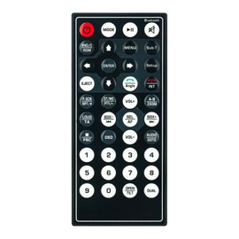 ECONTROLLY Universal Remote Control Compatible with IRV IRV6500BT EX6500DVD 292-101079 Digital Stereo Receiver