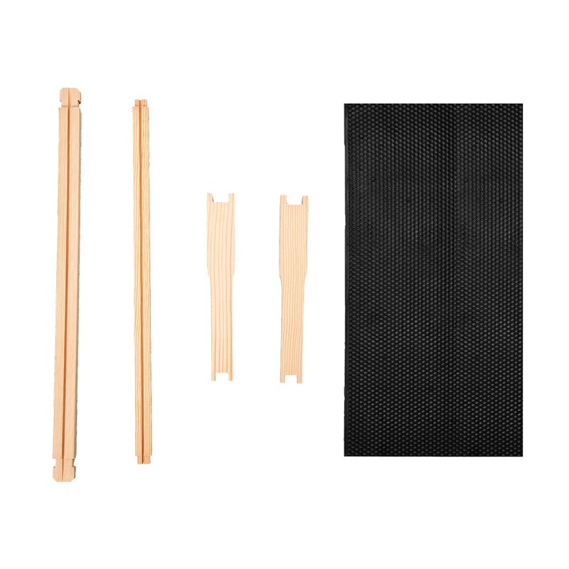 Deep Brood Beehive Frames with Wax Foundation, 10 Pack Honey