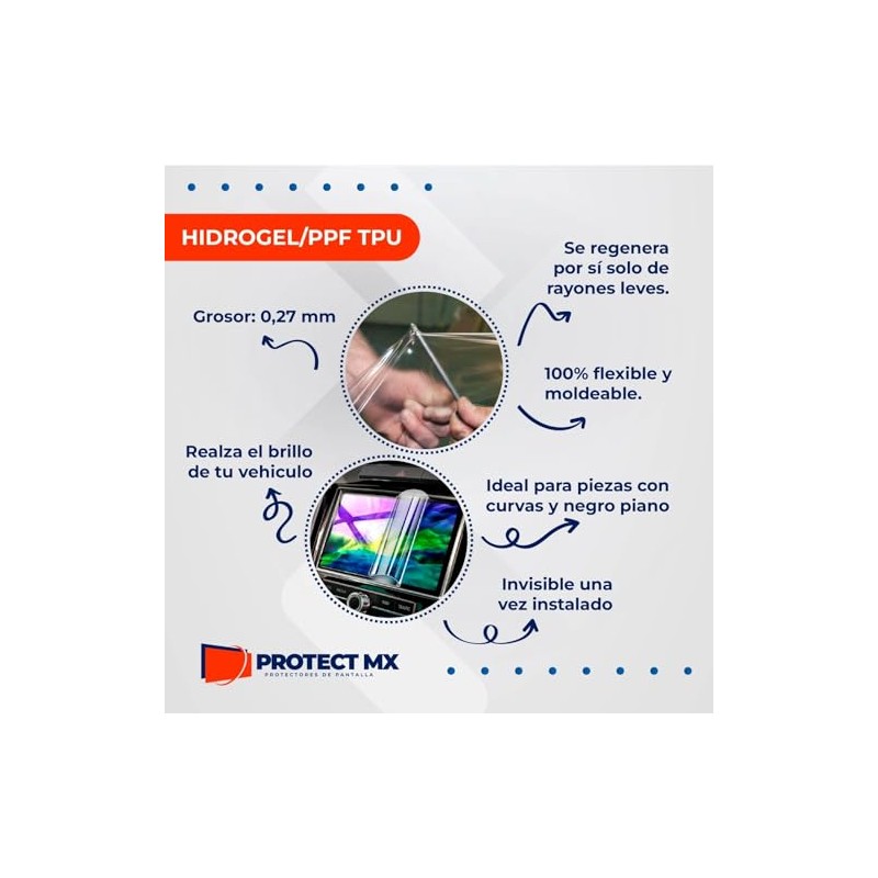 Kit Protector de Pantalla para Mazda 3 y CX30 2024-2026,
