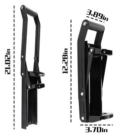 Aluminum Can Crusher for Home Use Can Smasher for Recycling Wall Mounted Can Opener Manual (Black)