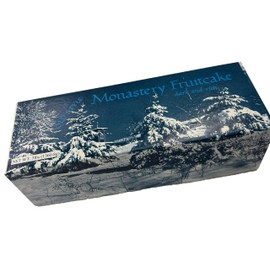 Trappist Abbey Monastery 3lb Fruitcake in Gift Box – Whole Traditional Fruit Cake with Candied Fruit, Ideal Christmas Cake Gift