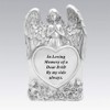 David Fischhoff Silver Praying Angel Heart Dad Memorial Standing Plaque