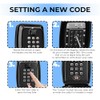 Double Dragon 12-digit Combination Key Safe | Police-approved Wall-mount Lock