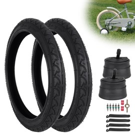 WEIYINGSI 16 Inch Kids Bike Tires and 16X1.75/2.125 Inner Tubes, Rear 16x1.75 Stroller Tires for BOB Revolution SE/Pro/Flex and Duallie, 3-Wheeler Gear Jogging Stroller Models