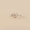 Hollow Pig Thin Minimalist Cute 925 Sterling Silver Engagement Tiny