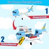 Shayson Transport Cargo Airplane Car Toy Play Set for Boys
