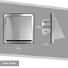 FRESH SPEED 5 Inch Dryer Vent Cover Outside Stainless Steel