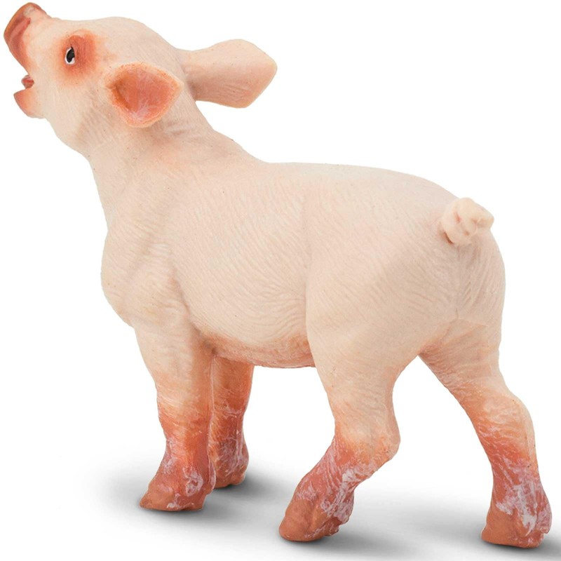 Safari Ltd. Playful Piglet Figurine - Lifelike 2" Model Figure