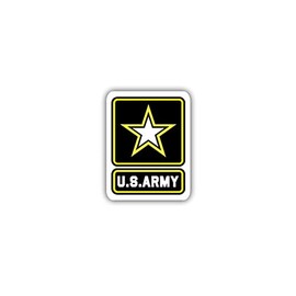 Sticker US Army Logo Stars and Stripes Emblem USA 7 x 5 cm A1711