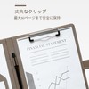 Binder A4 Clipboard Folder, Bi-Fold PU, Conference Pad Clip File,