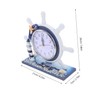 CORHAD 1Pc Nautical Style Silent Clock Unique Lighthouse Desk Decor