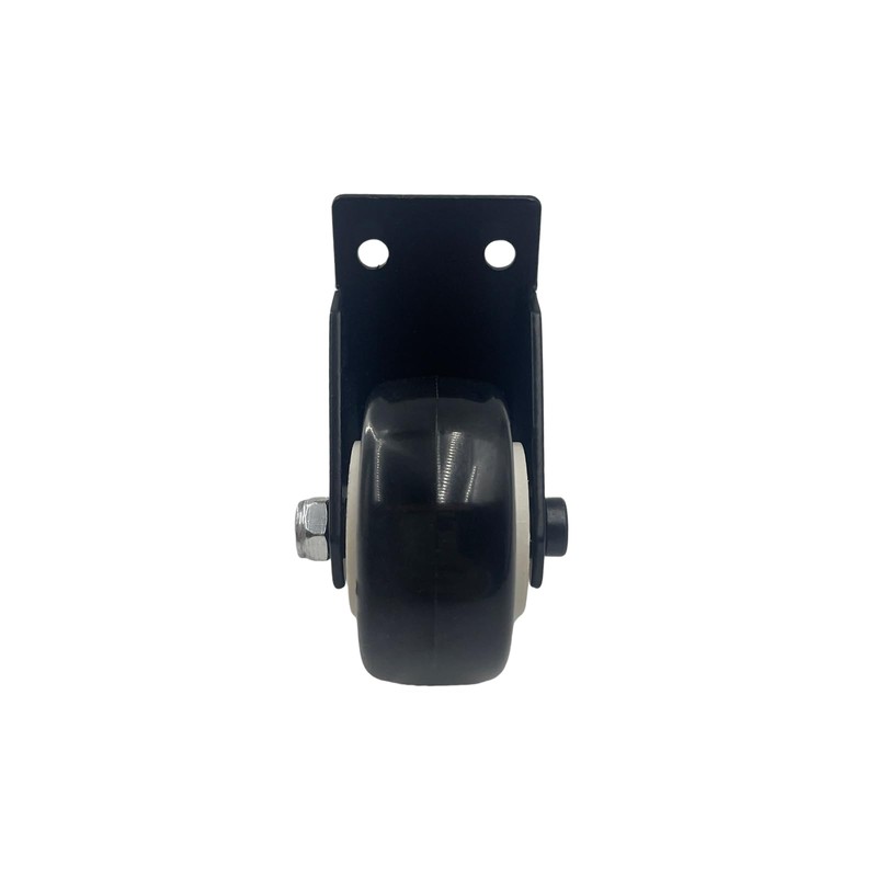 Yuqim 2 Pack Black Side Mount Casters 2 Inch Non