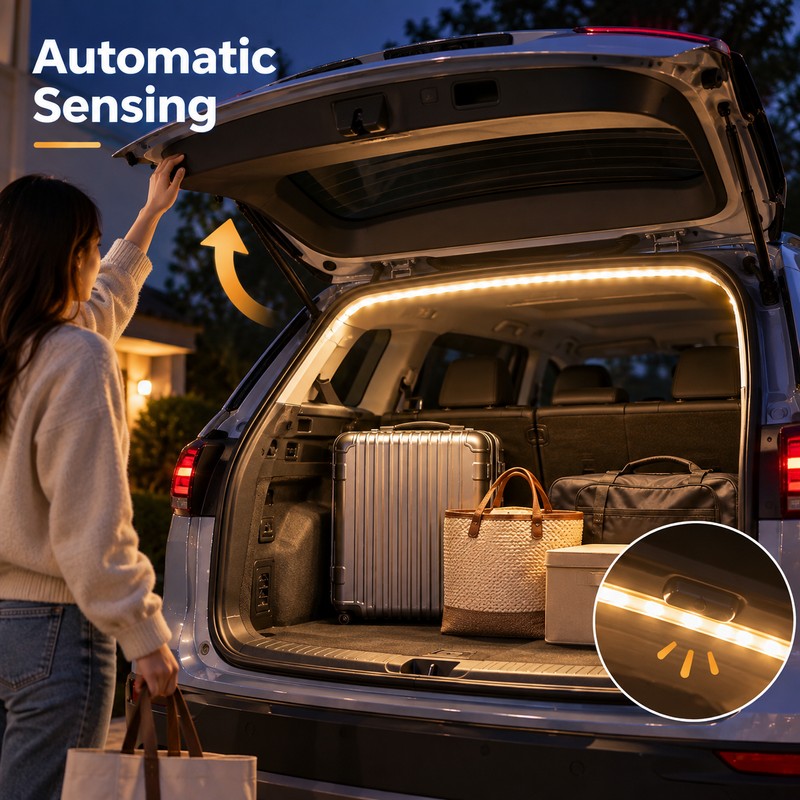 Car Trunk LED Light Strip for Interior Lighting – Flexible