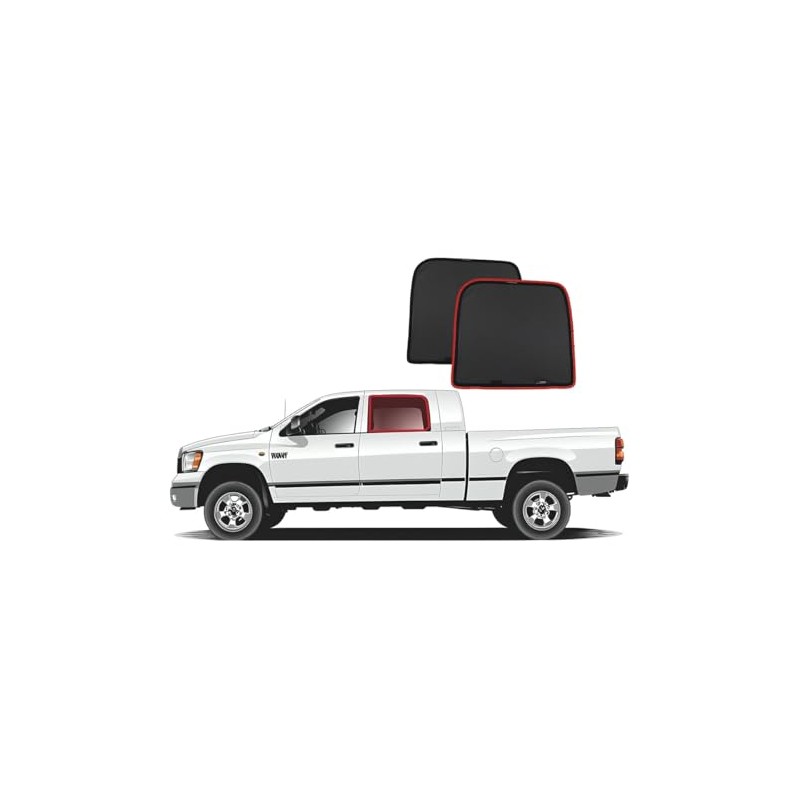 Genuine SNAPSHADES Car Rear Window Shades for Dodge RAM Classic