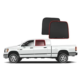 Genuine SNAPSHADES Car Rear Window Shades for Dodge RAM Classic (DS; 2008-Present) | RAM HD 2500/3500/4500/5500 Quad Cab 4th Gen (DJ; 2008-2019)