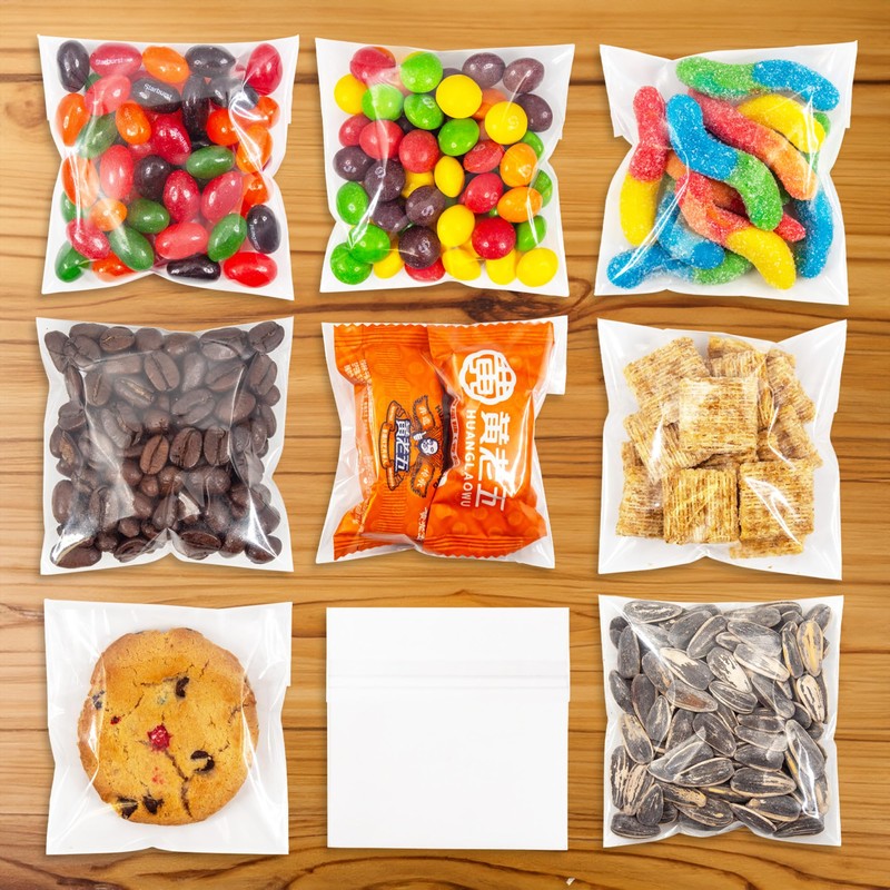 200 pcs 3x4 Crystal Clear Resealable Recloseable Cellophane/SelfSeal Bags