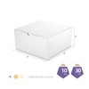 PACKQUEEN 10 Gift Boxes 8x8x4 inches, Easy Folded Gift Boxes