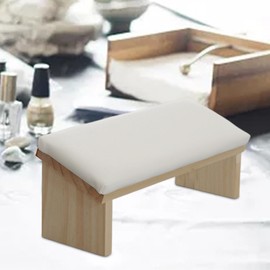 Milageto Nail Arm Rest Manicure Hand Rest Desk Premium Pad Manicure Tool Nail Hand Rest Pillow Accessory for Nail Techs Use Foot Feet, White